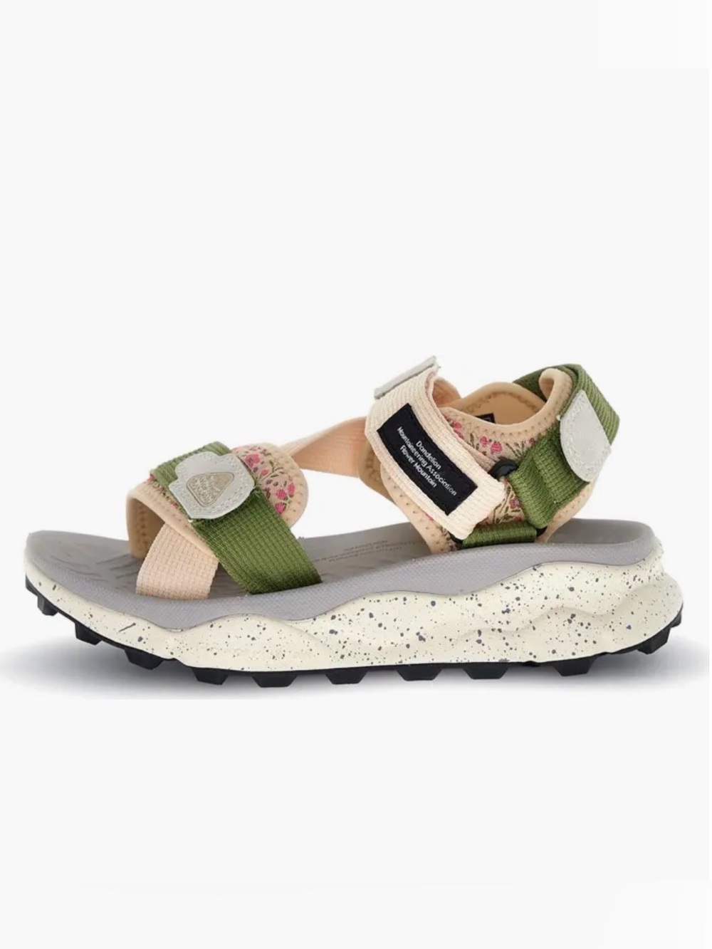 NWT Flower Mountain Nazca 2 Sandal in Taupe